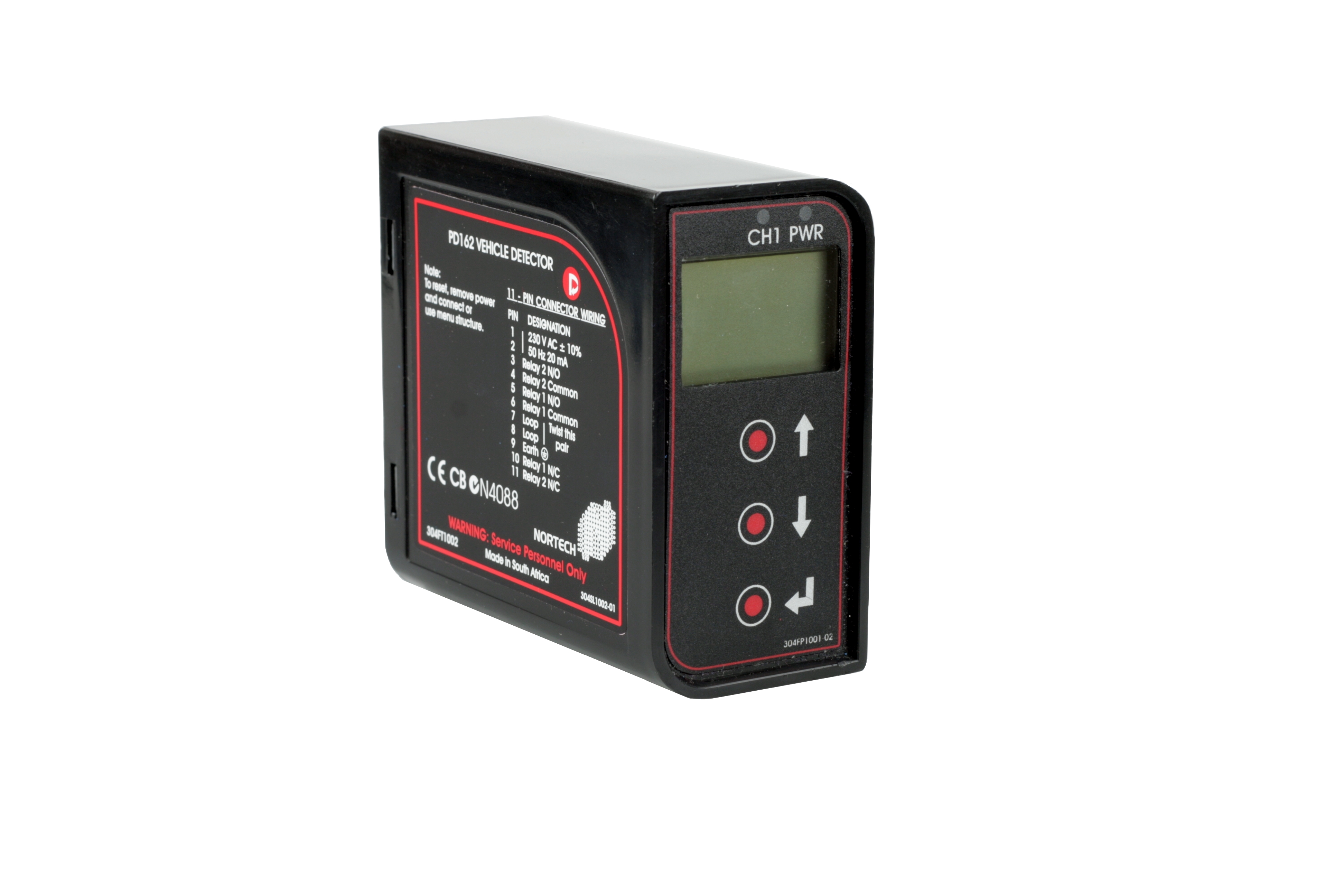 PD162 / PD164 Single Channel Inductive Loop Vehicle Detector - Nortech